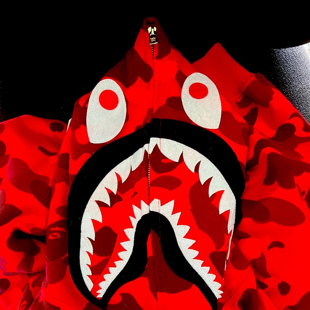 Bape hoodie Large